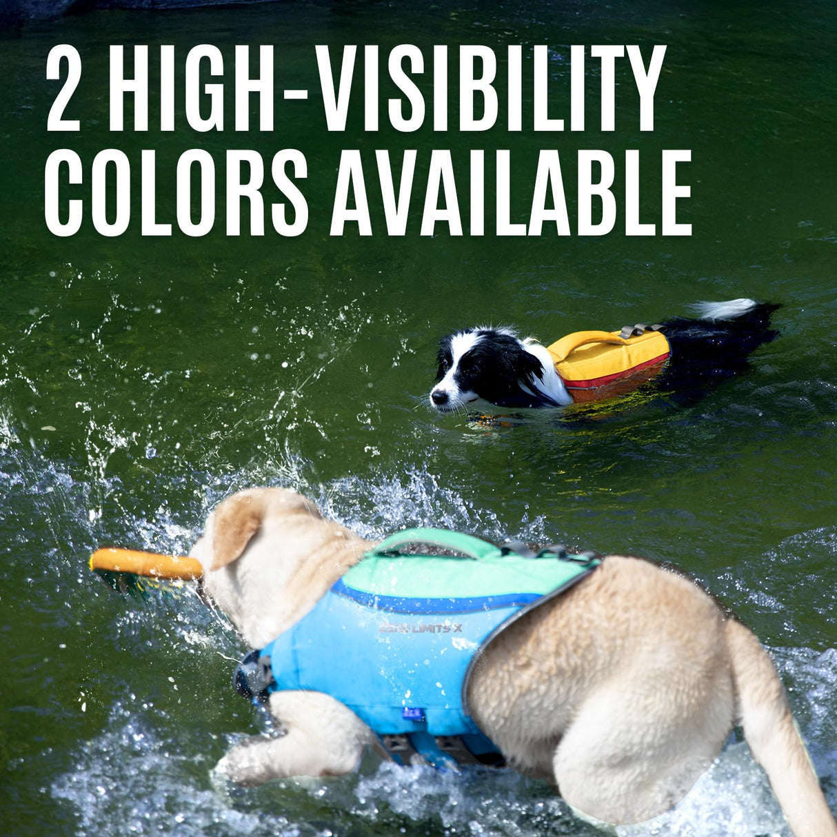 ZLX Dog Life Jacket, High Buoyancy Dog Life Vest with Secure Handle, Ripstop Lifejacket for Swimming, Boating, Water Safety, Adjustable Lightweight Floating Pet Preserver, Small, Orange