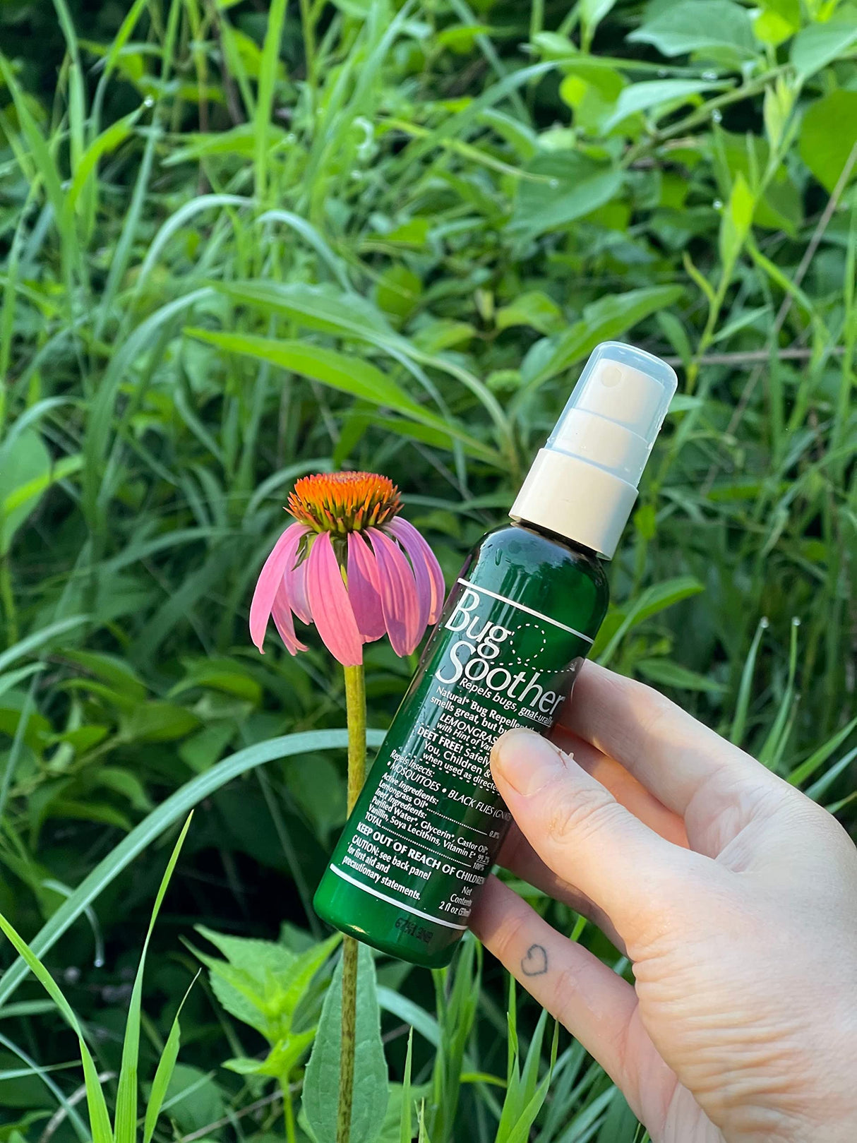 Bug Soother Spray (3, 4oz) - Natural Mosquito, Gnat & Insect Deterrent & Repellent with Essential Oils - 100% DEET-Free Safe for Adults, Babies, Pets, & Environment - Made in USA - Includes 1 oz
