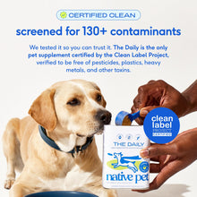 Load image into Gallery viewer, Native Pet Dog Vitamins & Supplements - 11-in-1 Multivitamin Powder for Dogs Food Topper - Collagen, Glucosamine, Probiotics, Omega & More- Supports Healthy Gut, Mobility & Overall Health -60 Scoops