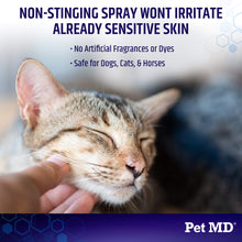 Load image into Gallery viewer, Pet MD Hydrocortisone Spray for Dogs, Cats, Horses - Itch Relief Spray & Hot Spot Treatment for Dogs, Irritated Dry Itchy Skin, Allergies, and Dermatitis - Reduces Topical Inflammation - 4 oz