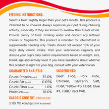 Load image into Gallery viewer, Good 'N' Fun Triple Flavor Twist Rawhide Treats For Dogs, 70 count