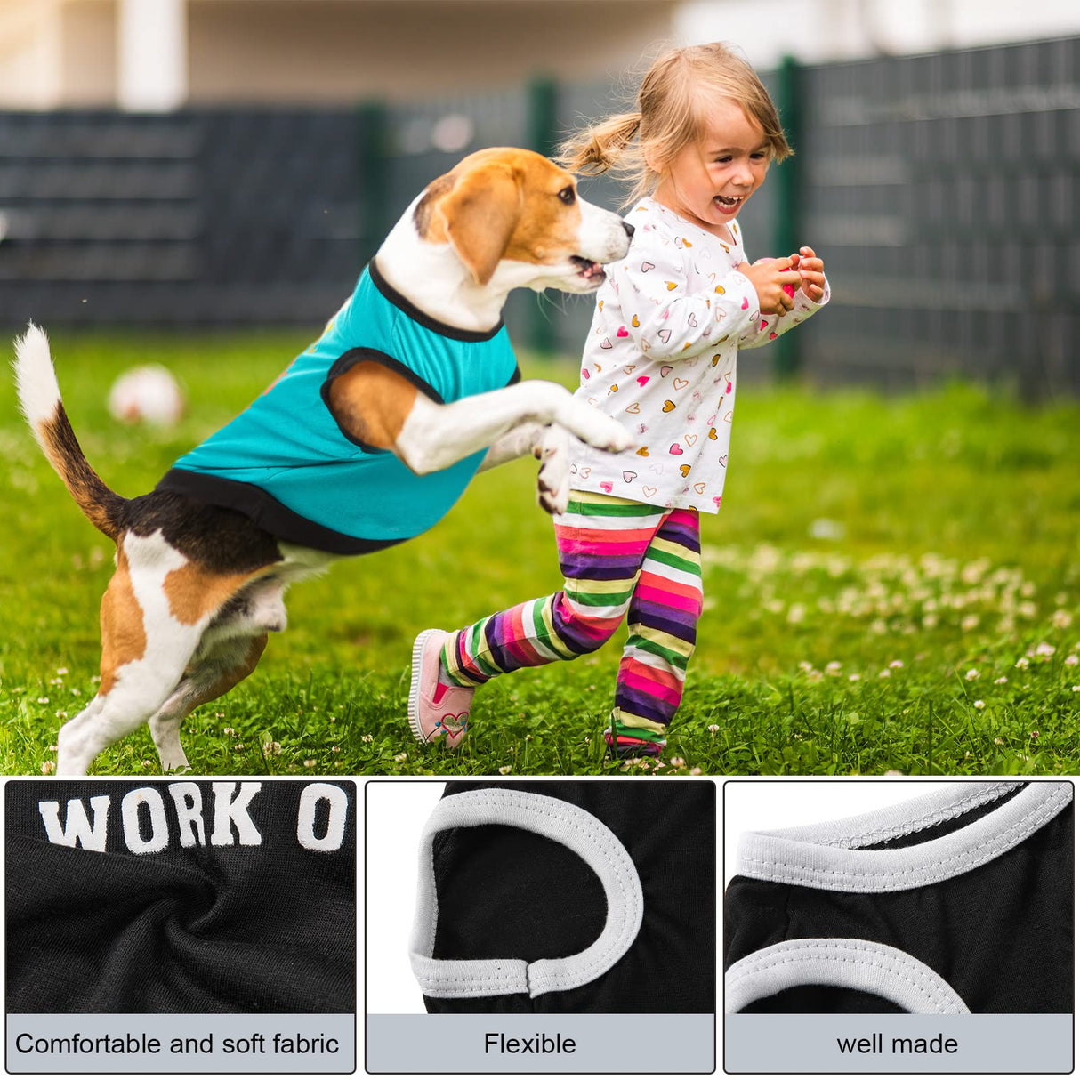 8 Pieces Dog Shirts Boy Funny Printed Puppy Clothes Summer Male Soft Dog Clothes Breathable Pet T Shirts Outfits Puppy Clothing Fit for Small and Medium Dogs(Medium)