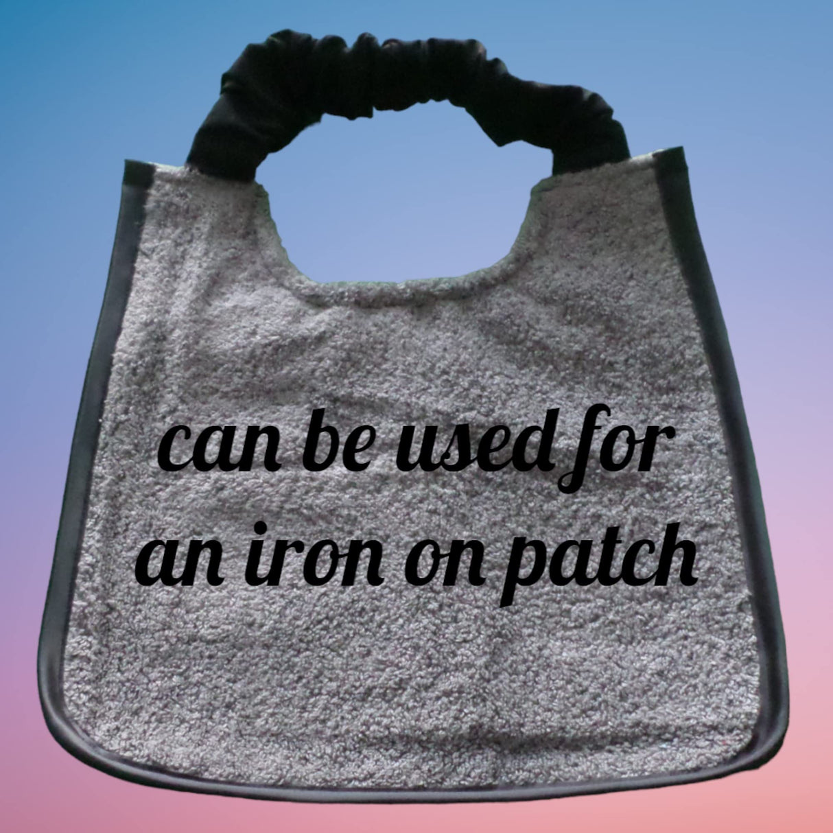 Plain dog drooling bib - fully waterproof backing - handmade - various colours - pups to adults - custom made - no more messy feeds/drinks