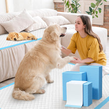 Load image into Gallery viewer, 60 Count Extra Large Dog Pee Pads 28" x 34", Super Absorbent X-Large Puppy Pads Disposable Dogs Training Pads, Quick Drying Leak-Proof Dog Potty Pads for Doggies Puppies