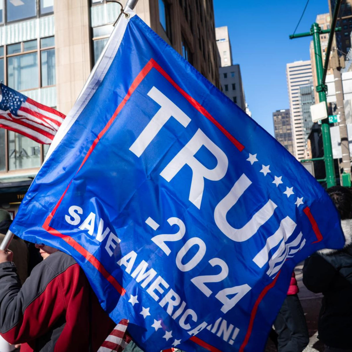 Genericf Unique America Trump 2024 Supporter Kit | Trump Hat and Flag Set | Trump Gifts and Merch