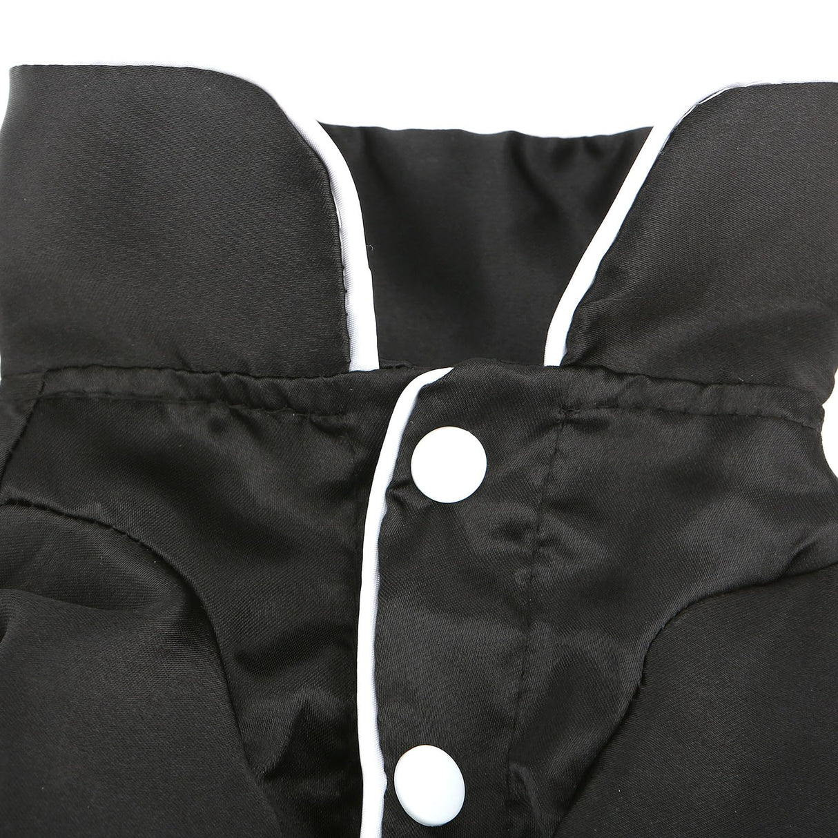 Zunea Faux Silk Dog Pajamas Shirts for Medium Size Dogs Soft Lapel Sleepwear Two-Legged Indoor Pjs Clothes T Shirt Pet Holiday Party Outfits Apparel Black 4XL
