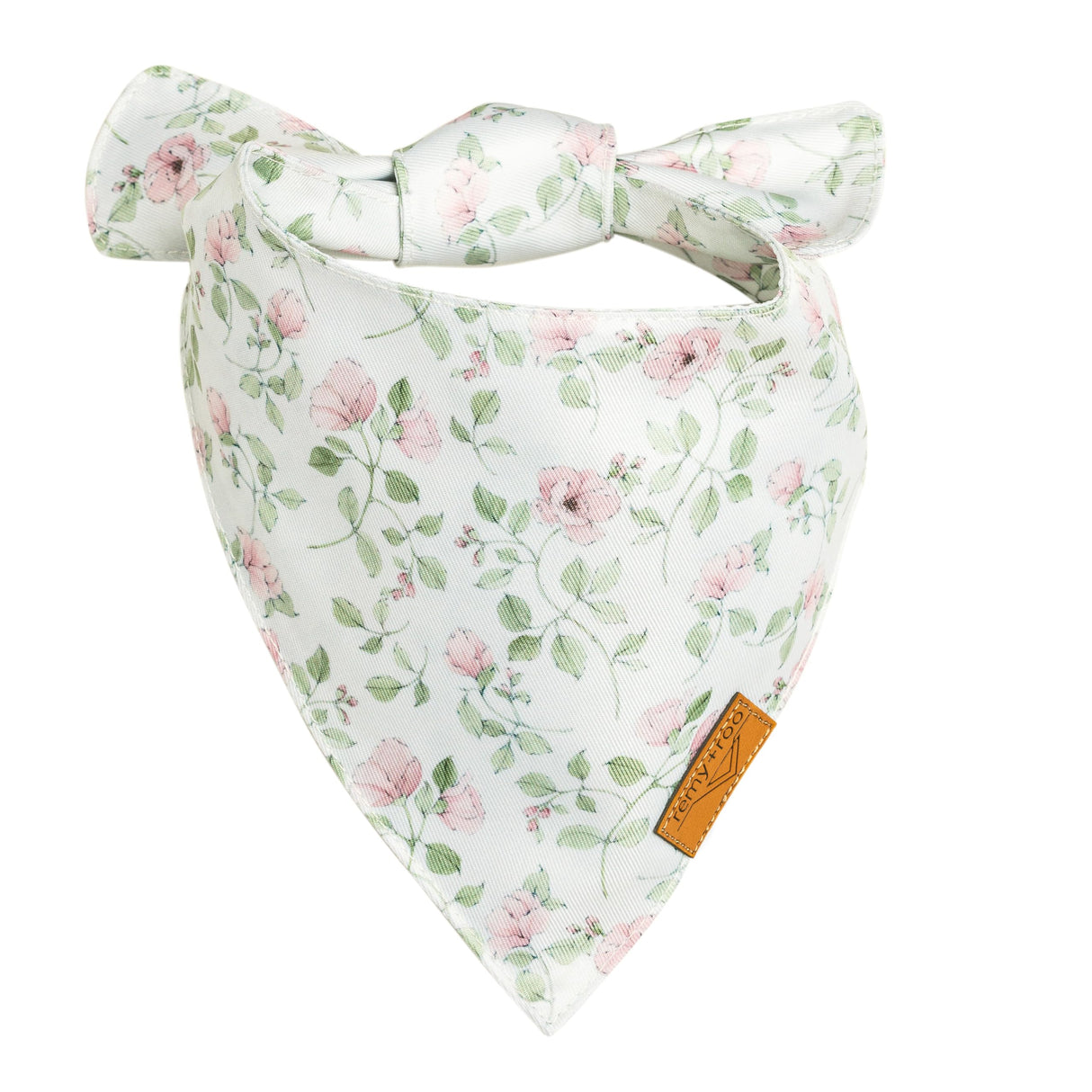 Remy+Roo Spring Dog Bandanas - 4 Pack Gemma Set | Premium Durable Adjustable Polyester Fabric | Patented Shape Girl Dog Bandana, Floral Dog Bandana (Small)