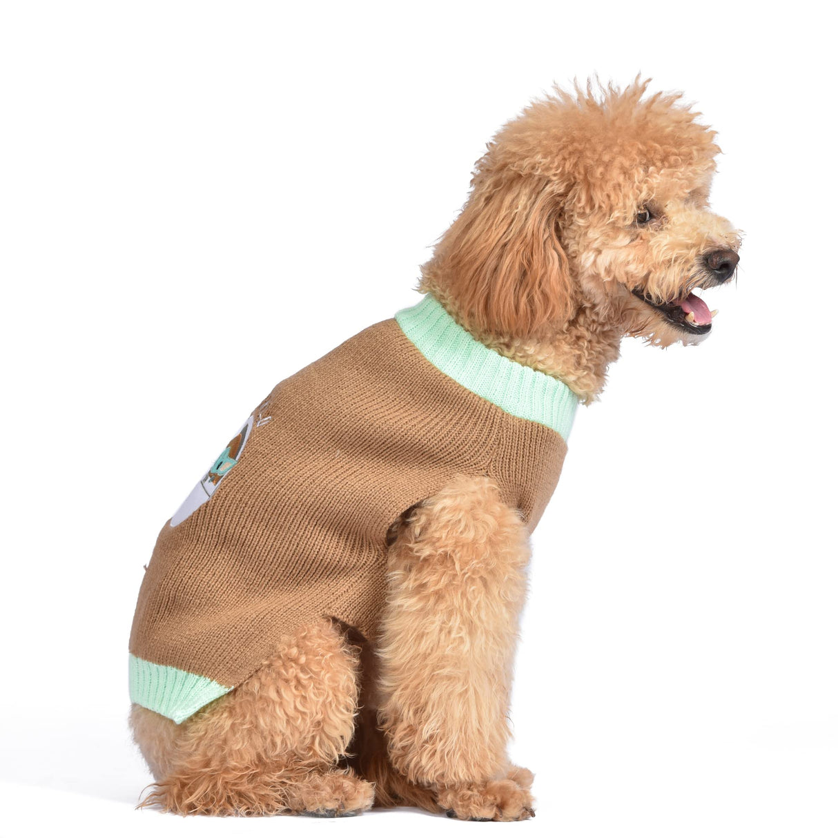 Star Wars Mandalorian The Child Dog Sweater - The Mandalorian & Grogu Pet Outerwear for Dogs - Officially Licensed Dog Apparel & Accessories, Size Large