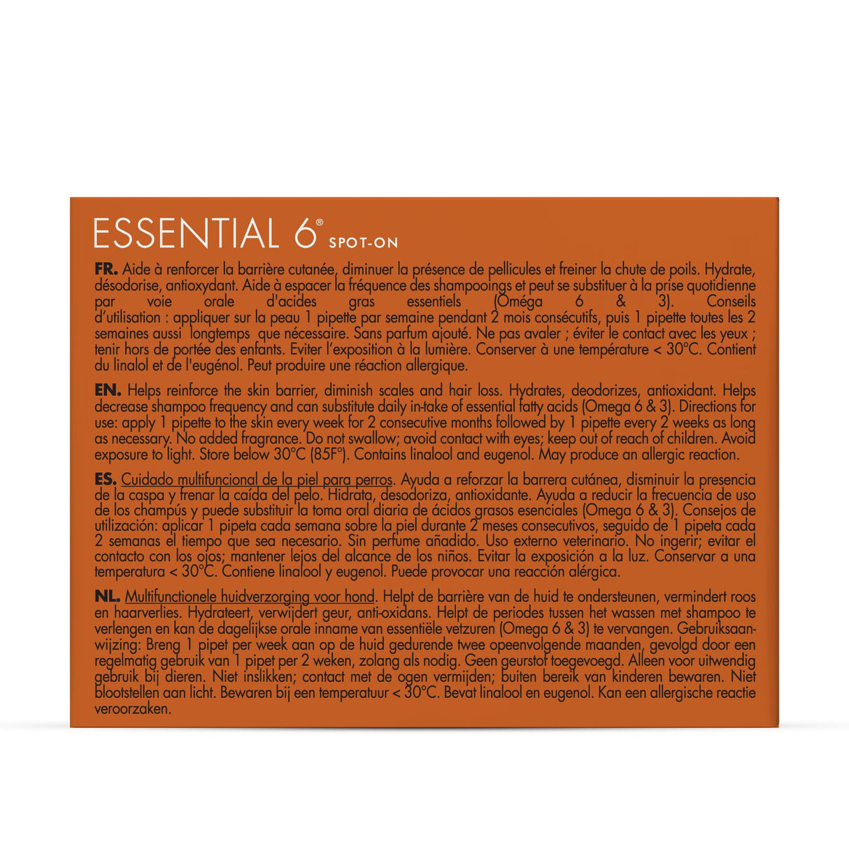 Dermoscent SpotOn Skin Care for Medium Dogs 22 to 44 lbs(10 to 20 kg)