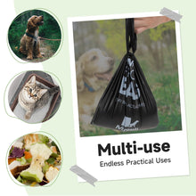 Load image into Gallery viewer, Miyouli 300 Counts Extra Thick Black Pet Poop Waste Bags With Handles for Dogs Ocean Wind-Scented