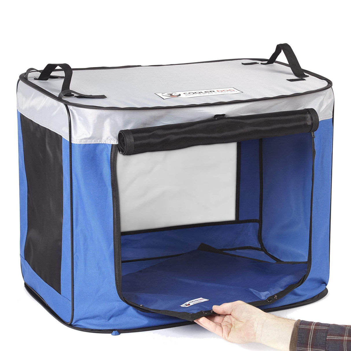 CoolerDog Pop Up Dog Shade Tent – Portable UV Sun Protection Shelter for Medium Dogs, Outdoor Beach & Camping Sun Shade (Medium)