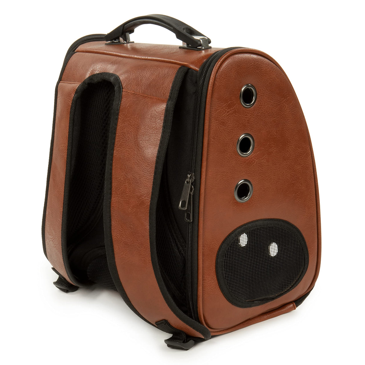 Sherpa Cat Travel Backpack with Bubble View, Airline Approved - Brown, One Size
