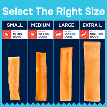 Load image into Gallery viewer, 100% Natural Yak Cheese Himalayan Made Dog Chews All Breeds - Lactose Free Yak Chew for Small, Medium & Large Dogs - Dental Cleaning Dog Chews Aggressive Chewers - Long Lasting Odor & Gluten Free