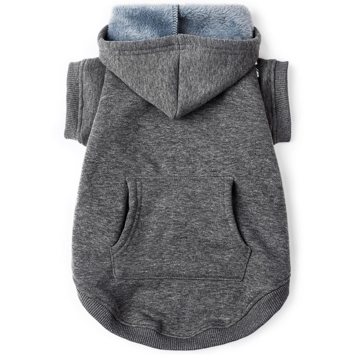 Koneseve Dog Hoodie Fleece Dog Clothes Warm Sweater with Hat for Medium Large Dogs Cat Hooded Shirt Kitten Pet Basic Sweatshirt with Pocket Doggie Soft Winter Coat Apparel (Grey; 4XL)
