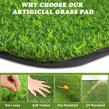 Load image into Gallery viewer, Artificial Grass Mat, Dog Grass Pee Pads, Fake Grass Pad for Pets Potty Training, Soft Grass Rug, Grass Doormat with Drainage Holes, Pet Turf for Indoor Outdoor Use, Washable(15.7''*31.5'')