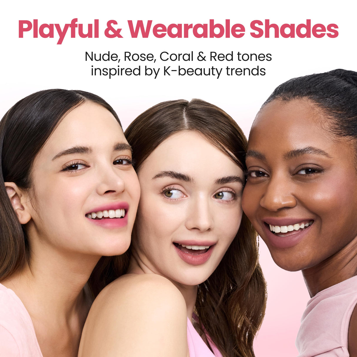 Ink The Velvet Lip Tint | Highly Pigmented, Longwear & Weightless Lip Tint | Smudge-Proof, Buildable Color for Lips & Cheeks | K-Beauty Makeup, Safe for Sensitive Lips (017 ROSY NUDE)