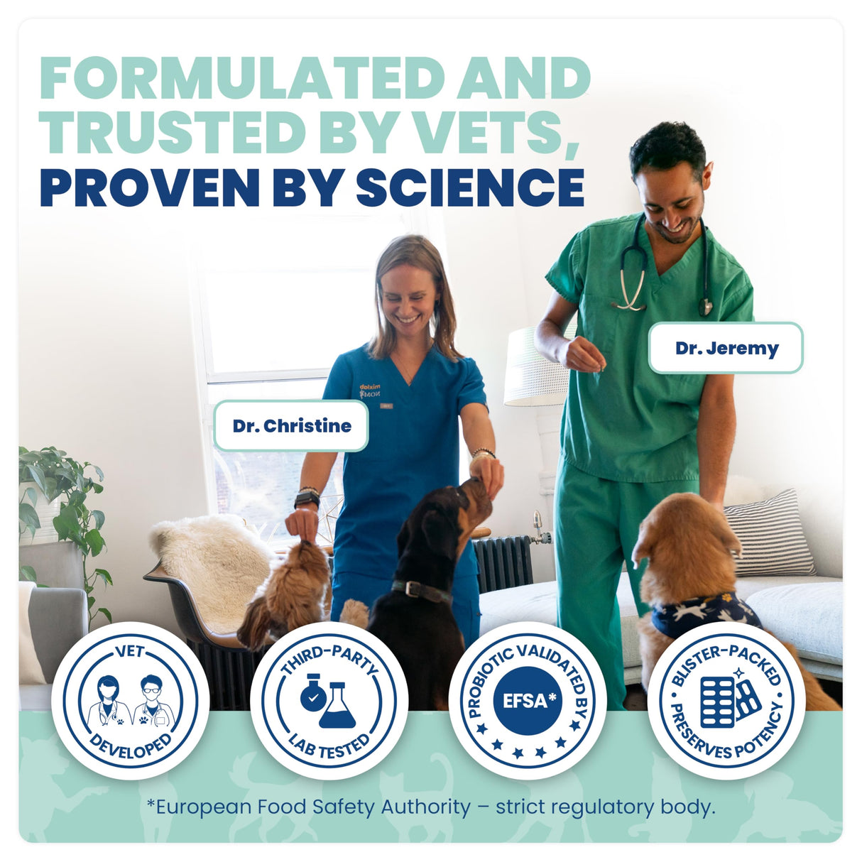 Jope Synbiotic GB-01® - Prebiotics and Probiotics for Dogs & Cats - Clinically Proven Formula - Vet Formulated for Gut Health, Stool Quality, Diarrhea, Immunity, Skin & Coat - 30 Gut Powder Capsules