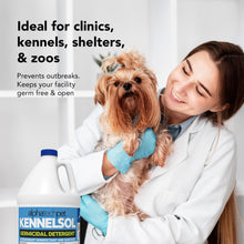 Load image into Gallery viewer, ATP KennelSol 1-Step Kennel Cleaner - 1 Gallon Liquid Disinfectant, Effective Against Bacteria and Viruses, Deodorizer Wintergreen Scent by Alpha Tech Pet