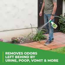 Load image into Gallery viewer, Simple Green Outdoor Odor Eliminator for Pets, Dogs, Ideal for Artificial Grass & Patio (32 oz Hose End Sprayer & 1 Gallon Refill)