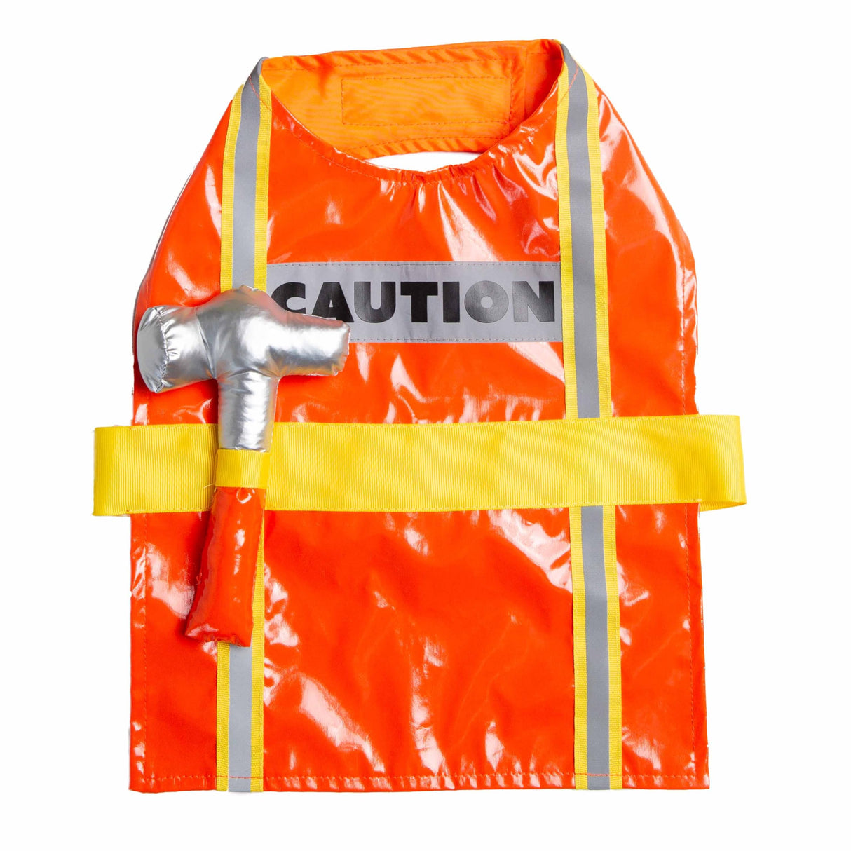 Pet Krewe Construction Worker Dog Costume - Small Halloween Costume for Pets, Includes Hat