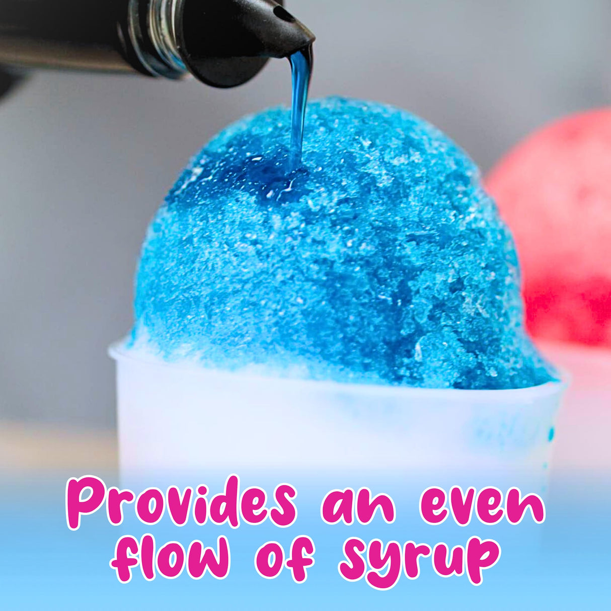 Syrup Precise Control Bottle Pourers, Professional Pour Spouts for Snow Cone & Drink Flavors (10-Pack)