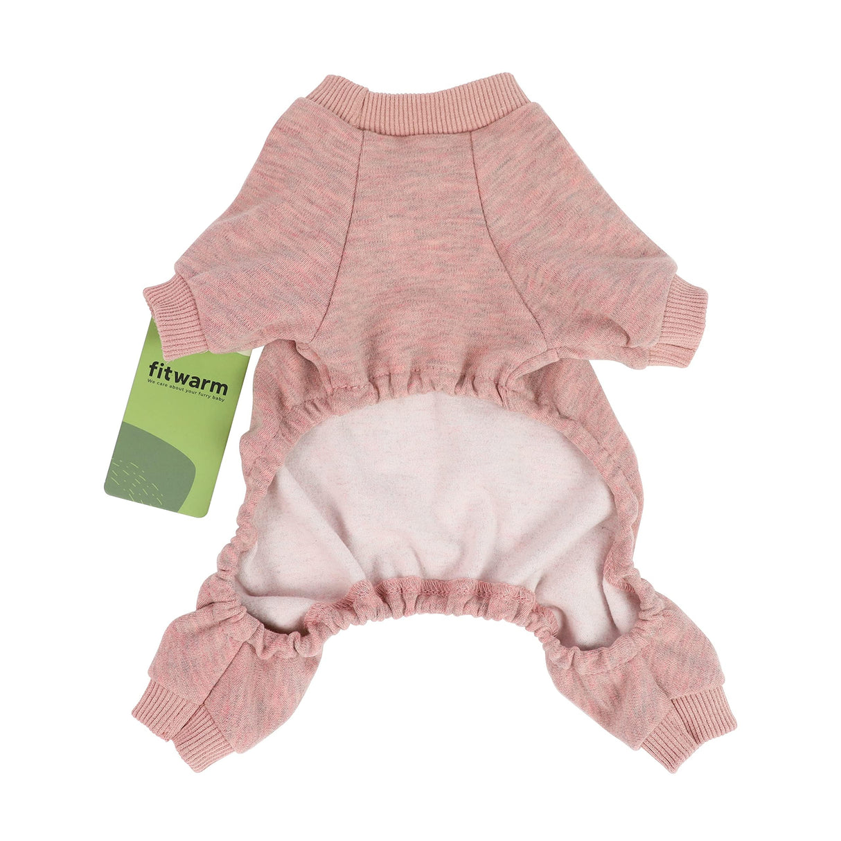 Fitwarm I Love You to The Moon and Back Dog Pajamas, Dog Clothes for Small Dogs Girl, Pet Onesie, Cat Outfit, Mid-Weight Velvet, Pink, Large