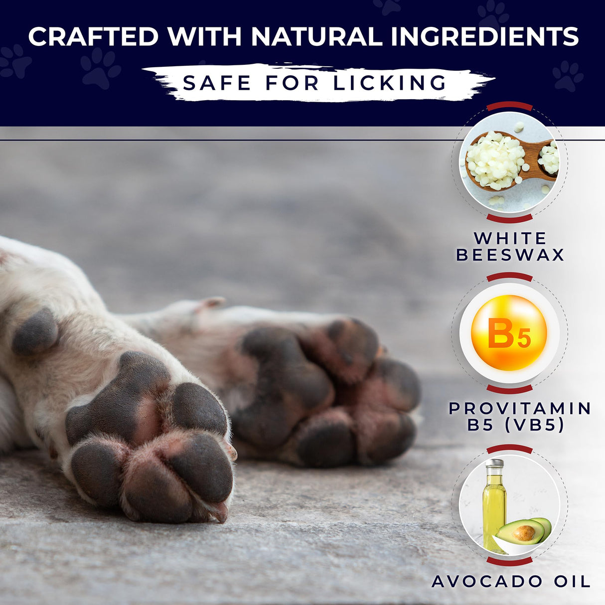 PUMBLER Dog Paw Pad Balm - 3-in-1 Lick Safe Soother & Moisturizer& Lotion for Dog Paws Nose, Elbow, Snout - Natural, Quick-Drying, Non-Sticky - All-Weather Cat Paw Balm Cream- 3.5 Oz/100Gram