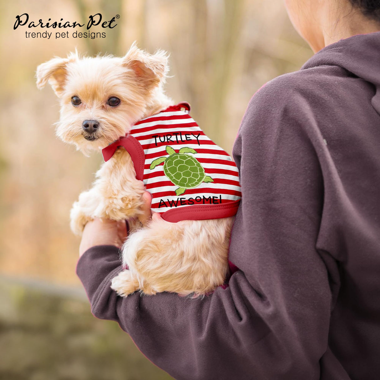 Parisian Pet Dog Shirt – 100% Cotton Shirts for Large Dogs – Sleeveless Puppy Vest – Red and White Striped Dog Apparel - Lightweight and Breathable Clothes for Dogs - Stretchy Summer Pet T Shirts