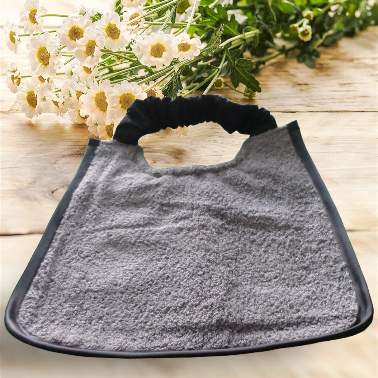 Plain dog drooling bib - fully waterproof backing - handmade - various colours - pups to adults - custom made - no more messy feeds/drinks