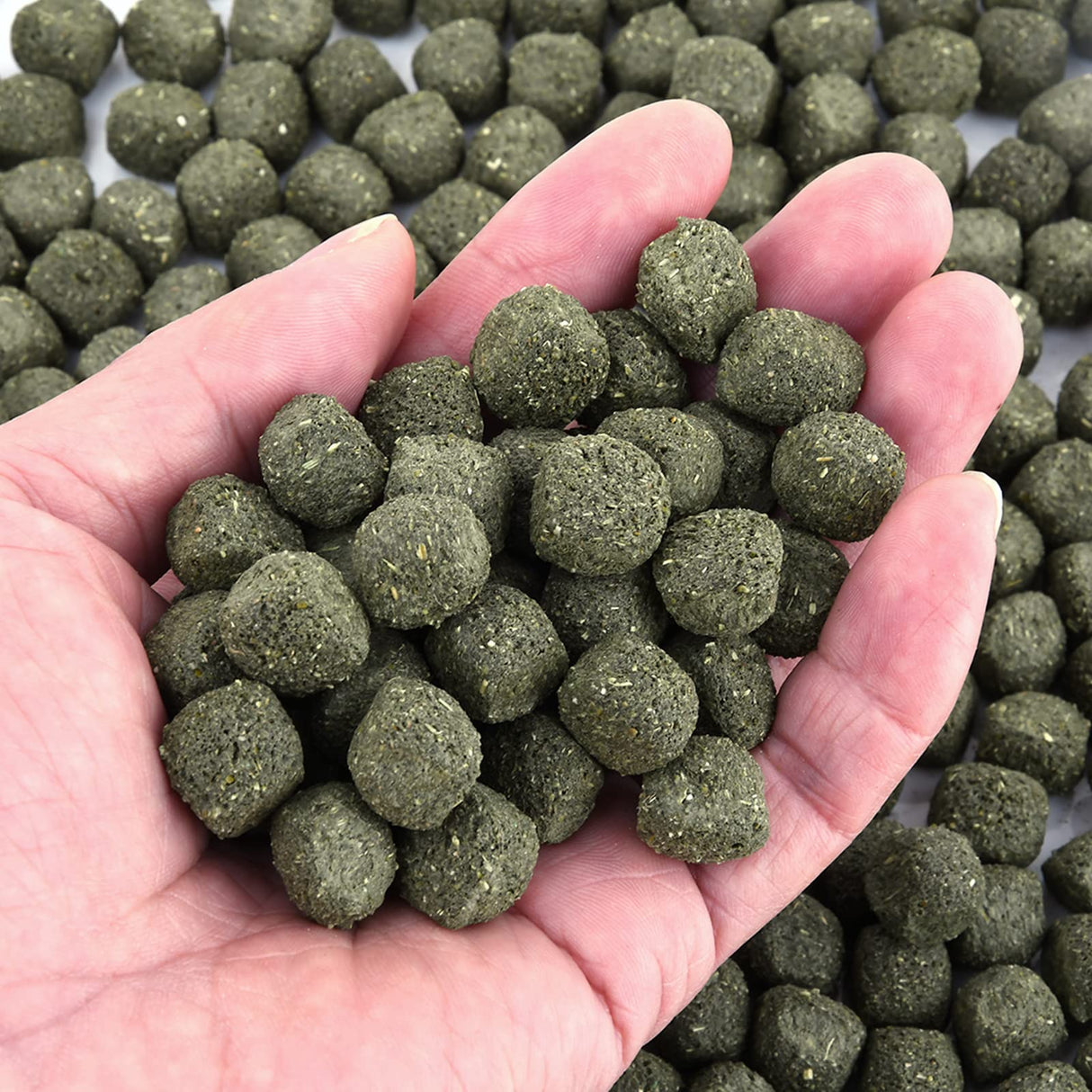 Ohcool Timothy Hay Cubes 24 oz (4 * 6oz) -100% Natural Timothy Hay Made Pellets for Rabbits Tortoise Guinea Pig