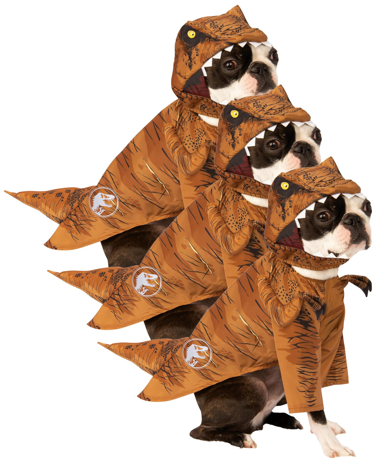 Rubie's Jurassic World T. Rex Dinosaur Pet Costume, As Shown, Medium (Pack of 3)