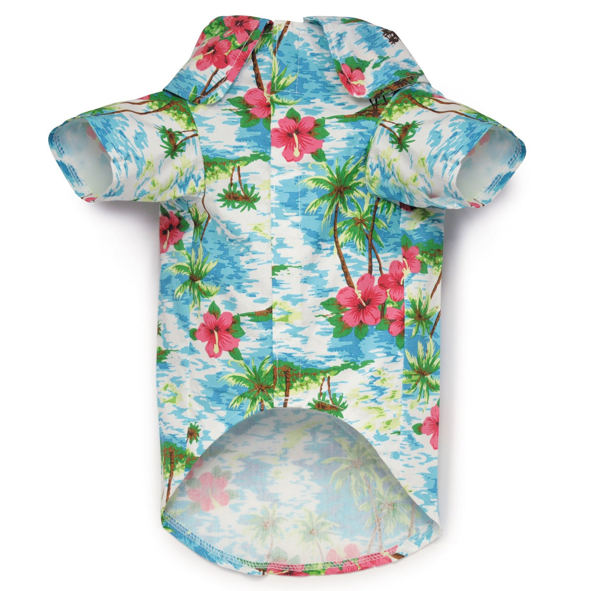 Casual Canine Hawaiian Breeze Camp Shirt for Dogs, 10" XS