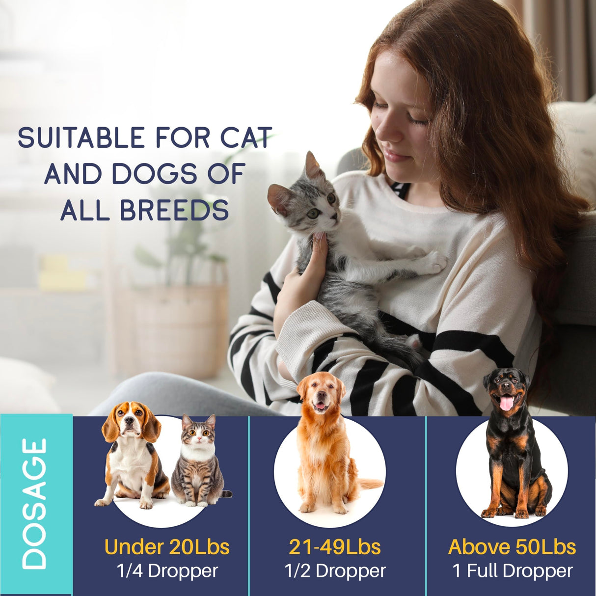 Hemp Oil for Dogs and Cats 3 Pack Organic Helps with Аnxiеty, Calming, Pain Relief, Hip Joint, Arthritis, Seizures Supplement for Smal & Large Pets with Omega 3-6-9 Oil Fast Results