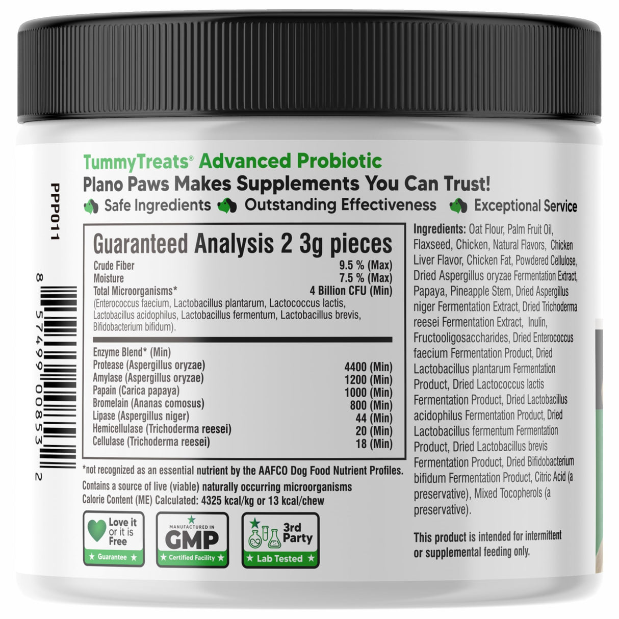 Probiotics for Dogs – Digestive Health Chews with Prebiotics & Enzymes | Dog Probiotic Supplement for Gut, Diarrhea Relief, Gas & Allergy Support – Chicken Flavor Soft Chews