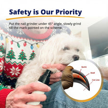 Load image into Gallery viewer, Heusom Silent Groom Pro Pet Nail Grinder | Whisper Quiet Claw Trimmer for Dogs, Cats and Other Animals | Safe & Stress Free Nail Grooming, Ideal for Sensitive Dogs of All Breeds & Sizes