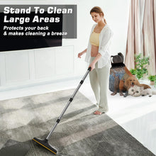 Load image into Gallery viewer, B-Land Carpet Rake for Pet Hair Removal, Reusable Pet Hair Remover with 60” Adjustable Long Handle, Carpet Scraper Dog Cat Hair Remover Tool for Rugs, Mats