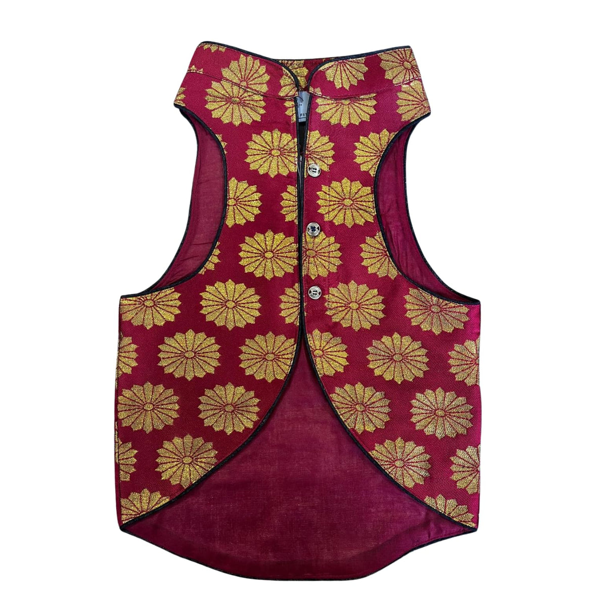 Waggy Fits Traditional Dog Sherwanis - Perfect for Weddings and Celebrations, Dog Clothes, pet cosutme, Indian pet Clothing | Cherry Blossom (4XL)