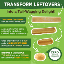 Load image into Gallery viewer, EcoKind Premium Gold Yak Cheese Himalayan Dog Chews, Dog Treats Large Breed, All Natural, High Protein, for Aggressive Chewers, Large - 4 Chews (1 lb)