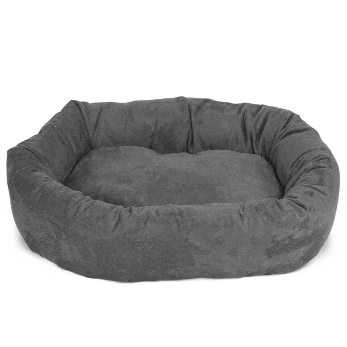 Majestic Pet Villa 32 Inch Shredded Memory Foam Dog Bed for Medium Sized Dog 32x23x7 Inch–Orthopedic Pet Bed - Washable Medium Puppy Mat with Head Support-Orange