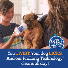 Load image into Gallery viewer, Twist + Lick Dental Gel for Dogs, Cleans Teeth and Freshens Breath for 24 Hours, Chicken Flavor, 2 oz, 30 Day Supply