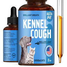 Load image into Gallery viewer, Dog Cough Treatment Liquid • Kennel Cough Medicine for Dogs & Cats • For Breathing During All Life Cycle • Marshmallow Root + Mullein Leaf in the Composition • Natural Supplement for All Breeds • 2 Oz