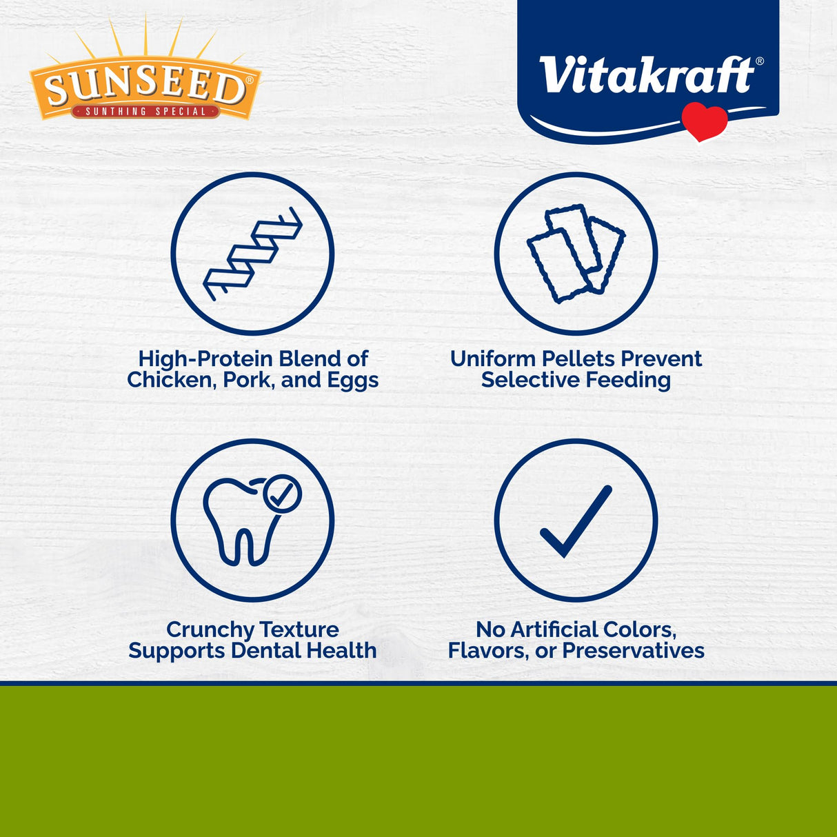 Sunseed Vita Prima Ferret Food - Dry Food for Ferrets - Vitamin-Fortified with Essential Nutrients - Supports Healthy Digestion and Healthy Teeth, 3 lb