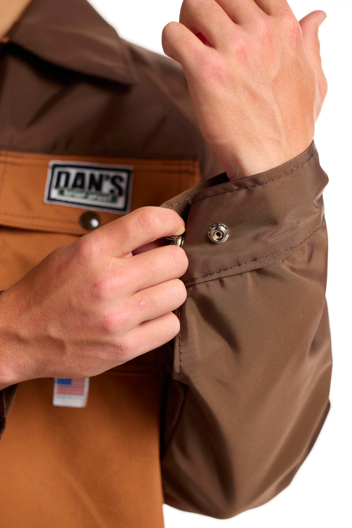 Upland Briar Shirt, Made in U.S.A. (Brown, Small)