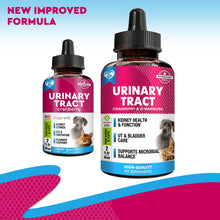 Load image into Gallery viewer, Cat & Dog Urinary Tract Infection Treatment & Natural UTI Medicine Cranberry & D-Mannose -Kidney+Bladder Support - Best Incontinence, Bladder Stones - Pet Renal Health & Care Drops