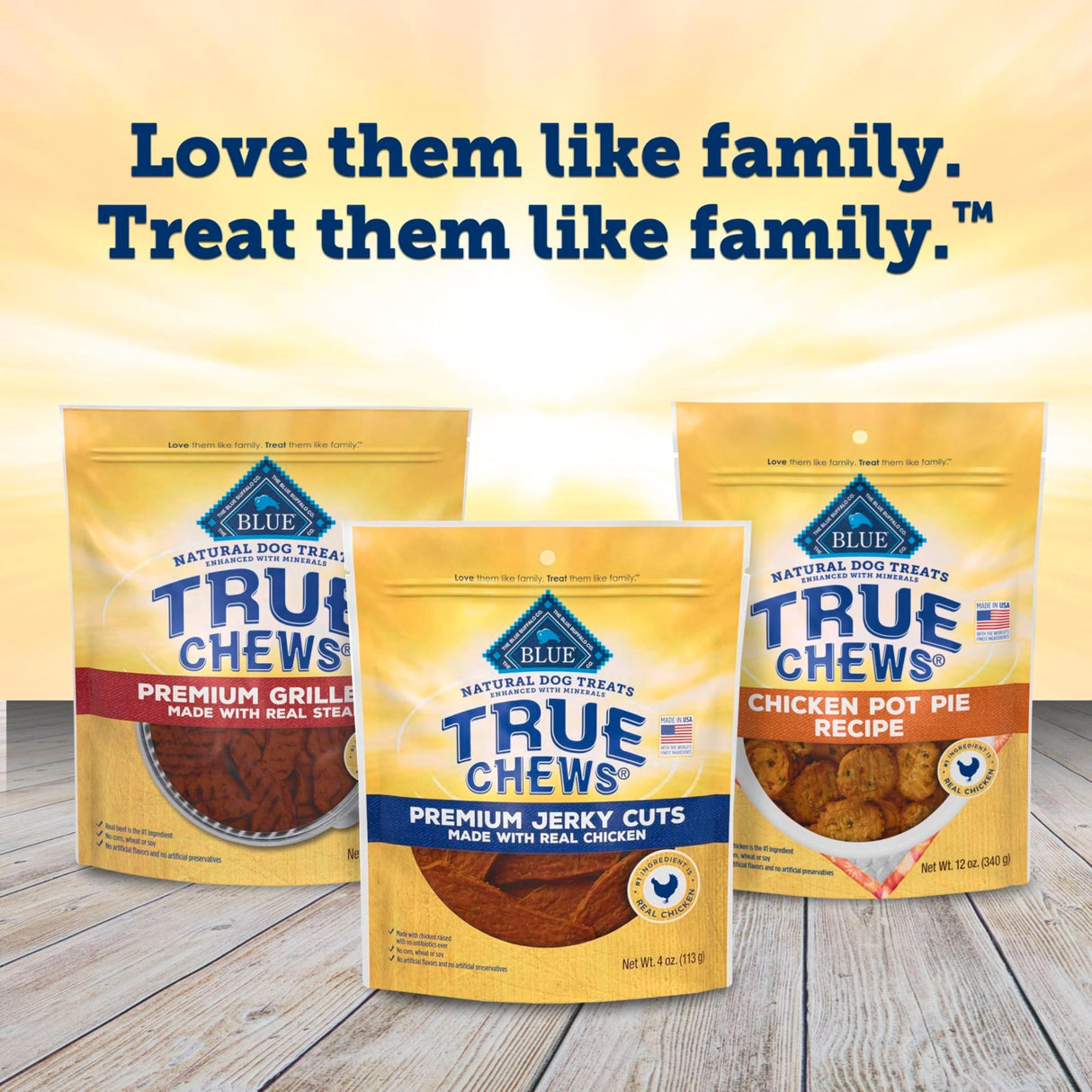 Blue Buffalo True Chews Premium Jerky Cuts Natural Dog Treats, Chicken 32 oz bag