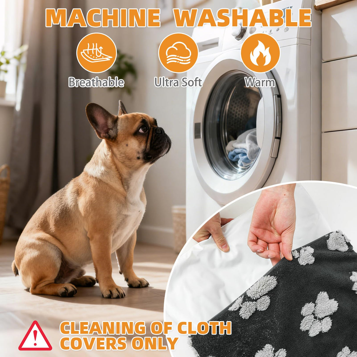 Cherishelt Heated Whelping Pad for Puppy, Dog Heating Pad with Upgraded Smart Thermostat Switch,Warm Crate Mat with Anti-bite Cord Indoor Outdoor,Constant on Function,UL&FCC Dual Certification,24x36in