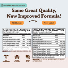 Load image into Gallery viewer, Natural Dog Company Wild Alaskan Salmon Oil Formula with Omega 3, Fish Oil for Dogs Supplement, Skin & Coat Dog Oil, Itchy Relief, Immune Support for Joints & Heart, Food Topper, 16 oz.