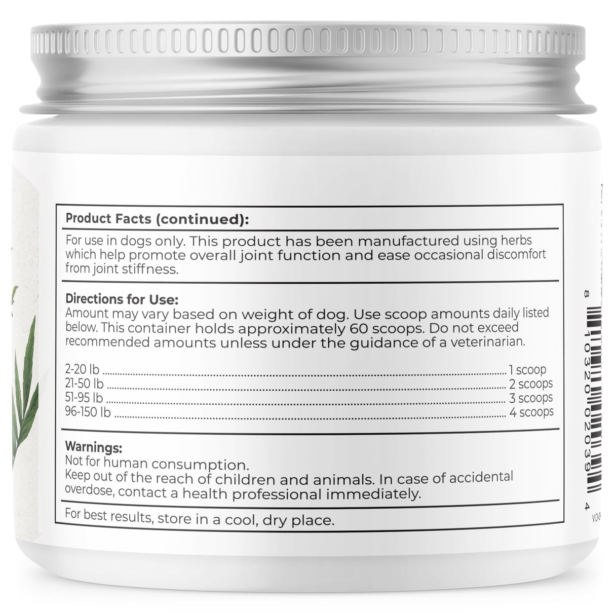 Dr. Harvey's Ortho-Flex Herbal Hip and Joint Supplement for Dogs (7 Ounces)