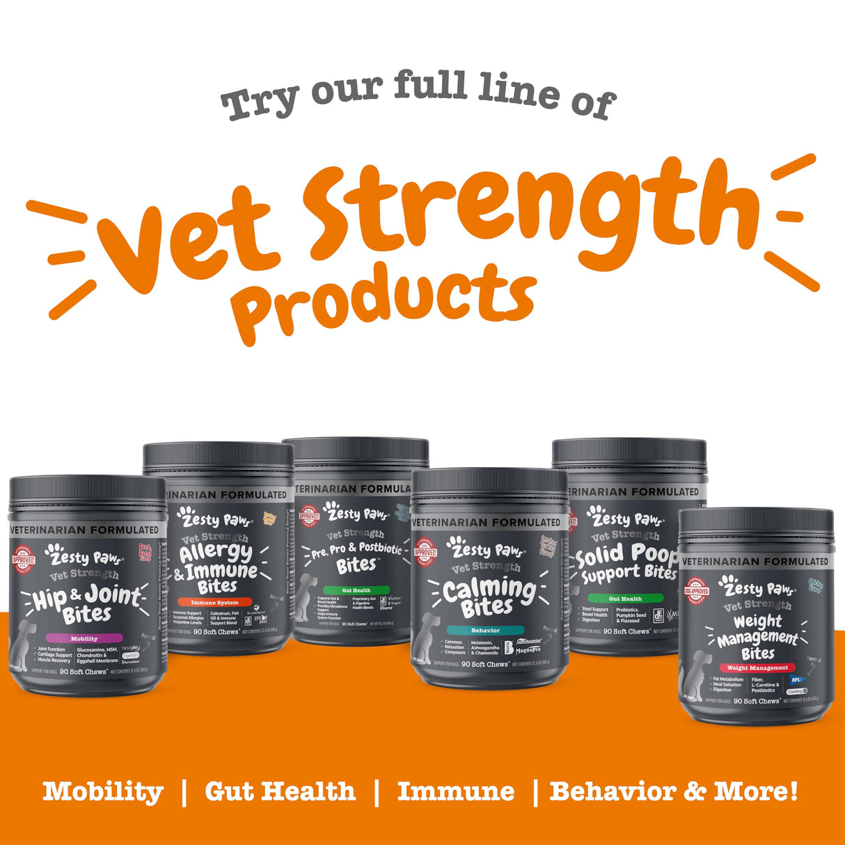 Zesty Paws Weight Management Bites for Dogs - Veterinarian Formulated - Metabolism & Appetite Control - L-Carnitine, Fiber, Postbiotics & B Vitamins - Healthy Weight Dog Supplement - 90 Count