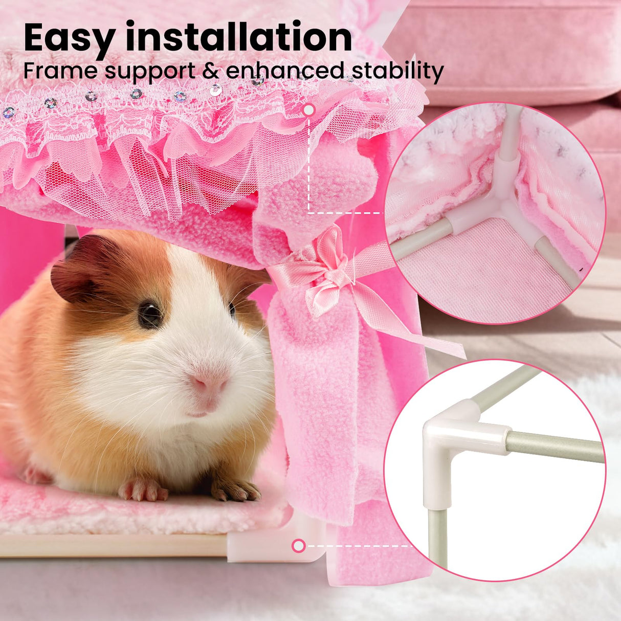NAPLORD Guinea Pig Bed & Guinea Pig Hideout: C&C Cage Cozy Hideaway-Guinea Pig Toy
